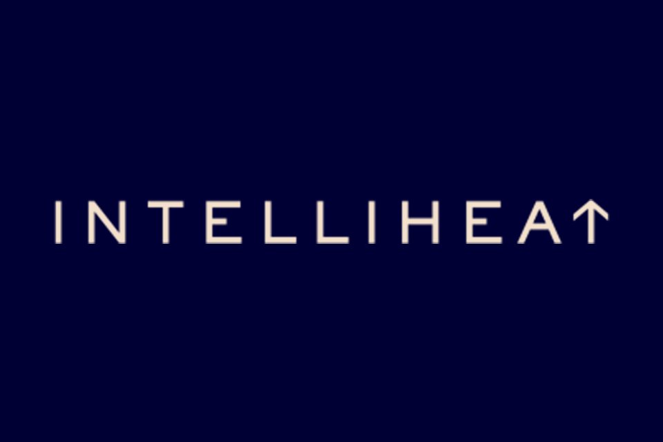 A logo reading Intelliheat technology -always the right warmth.